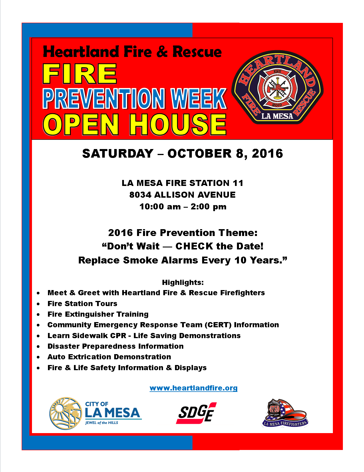 La Mesa, CA Official site